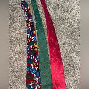 3 Men’s Christmas Colorful Ties